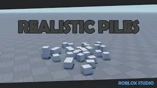 Studio Decor: How to make Realistic Piles of Objects in Roblox Studio