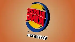 Burger King 3D Logo Animation