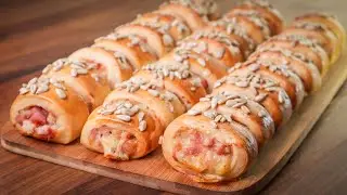 How to Make Delicious Little Ham & Cheese Rolls