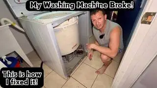 Washing Machine not working? Washing machine not Draining? Mine Broke and this is how I fixed it.