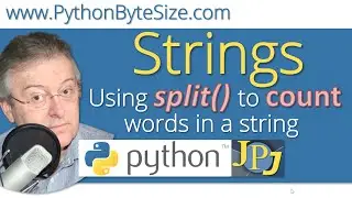 Python Using the split() method to count words in a string.