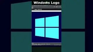 Windows Logo on Python Turtle