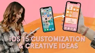 HOW TO Customize Your iPhone with iOS 15 *Aesthetic Apps & Widgets* | Lucie Fink