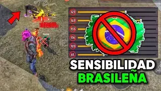 ✅USA ESTA SENSIBILIDAD BRASILEÑA🇧🇷 PARA DAR TODO ROJO | EN FREE FIRE