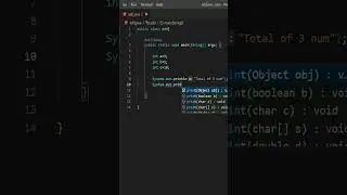 Addition of 3 numbers using Java Programming | Add three number | 