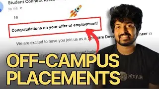 OFF-CAMPUS Placement Tips NO ONE will tell you 🚀| Recession Proof 💯