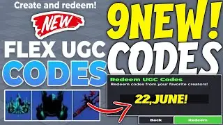 HURRY UP 💥 FLEX UGC CODES JUNE 2024! ROBLOX FLEX UGC CODES