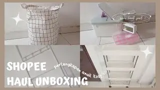 Shopee haul perlengkapan anak kost || WAJIB PUNYA !