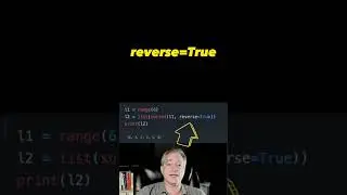 Sort a Python list in reverse order #python #shorts