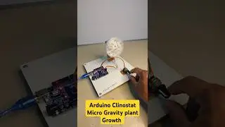 Grow plant in micro gravity using Arduino Clinostat #arduino #microgravity