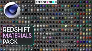 Redshift Material Pack | Lil Bit of Everything Pack | Drag and Drop Materials