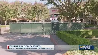 Fountain demolished: First of other big changes at The Marketplace