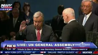 HISTORIC MOMENT: Antonio Guterres Sworn in as 9th UN Secretary General - FNN