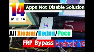 No Second Space 💥 All Redmi MIUI 14 FRP Bypass | MIUI 14 Android 13/FRP Bypass Google Account 2023