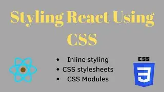 Styling React Components with CSS