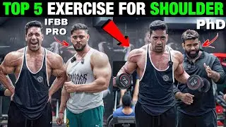 Top 5 Shoulder Exercises For 3D Delts With Exercise Scientist & IFBB PRO