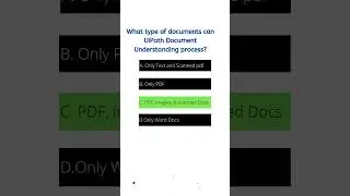 UiPath Quiz 23 | Question and Answer #shorts
