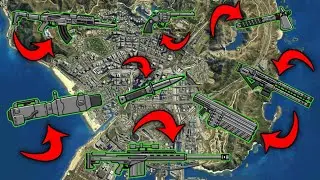 GTA 5 - All Secret and Rare Weapon Locations (Rail Gun, Sniper Rifle & more)