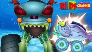 Haunted House Monster Truck | good vs evil | cartoon cars by Kids Channel