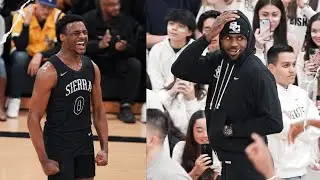 LeBron James Watches Bronny’s LAST High School Game 🤯