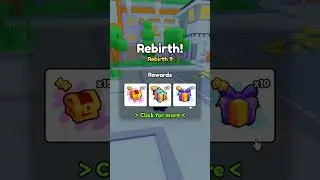 ALL REWARDS for REBIRTH 9 In Pet Simulator 99!