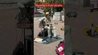 Busking in Kyiv Ukraine