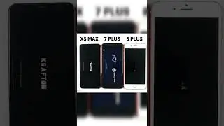 iPhone XS Max Vs 7 Plus Vs 8 Plus PUBG TEST #shorts