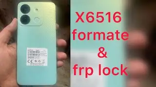 infinix smart 7 Hd X6516 frp erase done unlock tool