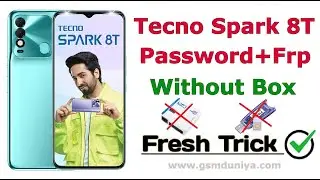 tecno spark 8t frp unlock Without Box | tecno frp unlocktool | @gsmduniya #frp_lock