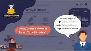 Use Canva to Create an Interactive Power BI Virtual Assistant #datavisualization