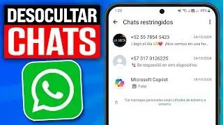 Cómo Desactivar los CHATS RESTRINGIDOS de WhatsApp (2024)