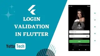 Login Validation in Flutter | Login Validation