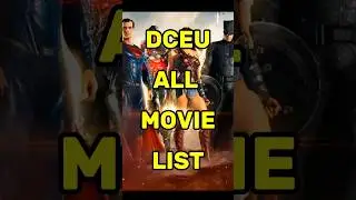 DCEU  all movie list #shorts #dc #dceu