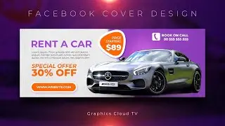 How to make Facebook Cover Design in Photoshop | Tutorial