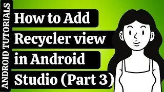 How to Add Recycler view in Android Studio (Part 3) | RecyclerView Click listener |Android Tutorials