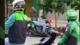 Bikin panik | dikira terjangkit virus corona ternyata driver gojek ketiduran