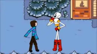 Чара против Санса | Chara vs Sans Undertale animation