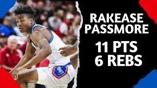 Rakease Passmore Highlights vs. Arkansas | 10/25/24 | 11 Pts, 6 Rebs