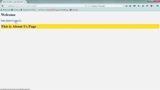 AngularJS Routing Basic Program