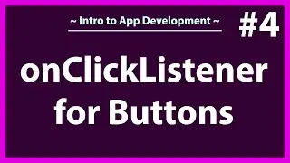 Create an onClick Event for Buttons | How to create an onClickListener for buttons in Android Studio