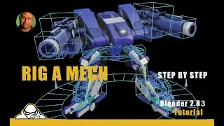 How To Rig A Mech Blender 2.83 Step by Step