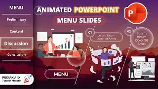 HOW TO MAKE A COOL AND INTERESTING POWERPOINT MENU SLIDE ANIMATION