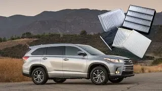 How to change cabin air filter for Toyota Highlander 2017 and earlier models