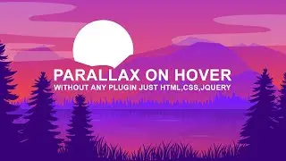 Parallax on hover - Make custom hover based parallax big hero design