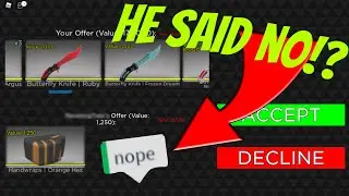 He declined 100k for his hex gloves? | Counter Blox funniest trading moments