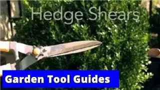 Garden Tool Guides : How to Use Hedge Shears