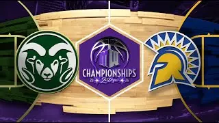 #MWMadness Highlights: #7 Colorado State vs #10 San José State Men’s Basketball 3/13/2024