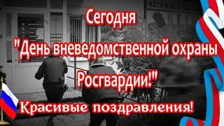 Поздравляю с Днем вневедомственной охраны Росгвардии! С праздником охрана поздравляем!