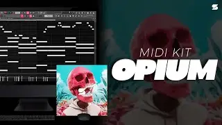 [FREE] Emotional Dark Trap Midi Kit - OPIUM (Travis Scott, Drake, Lil Baby) Piano Midi Pack 🎹