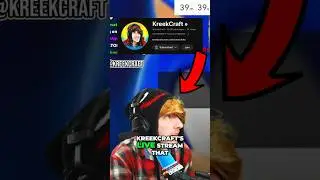 KreekCraft WATCHED My TUTORIAL LIVE!